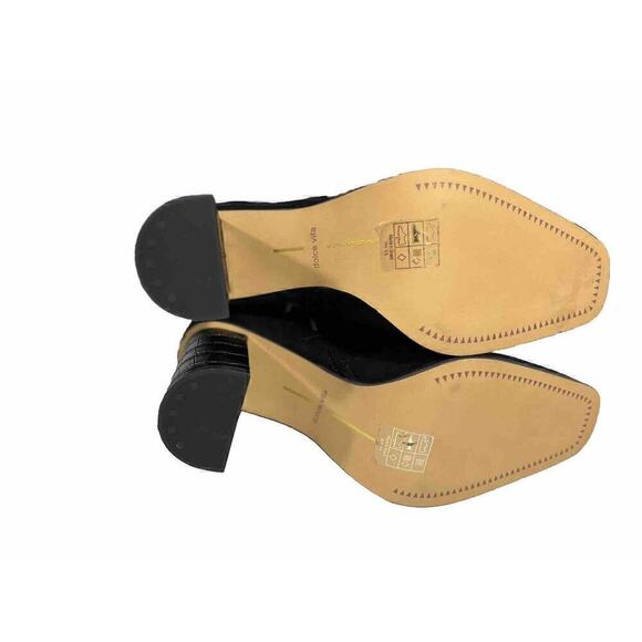 Dolce Vita Women's Petya High Heel Booties Size 9.5 Black Stella Suede - Picture 9 of 9